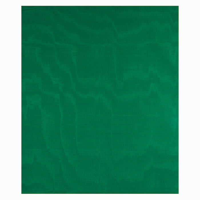 Schumacher Incomparable Moire Emerald Fabric 70450