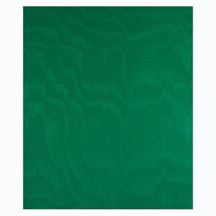 Schumacher Incomparable Moire Emerald Fabric Sample 70450