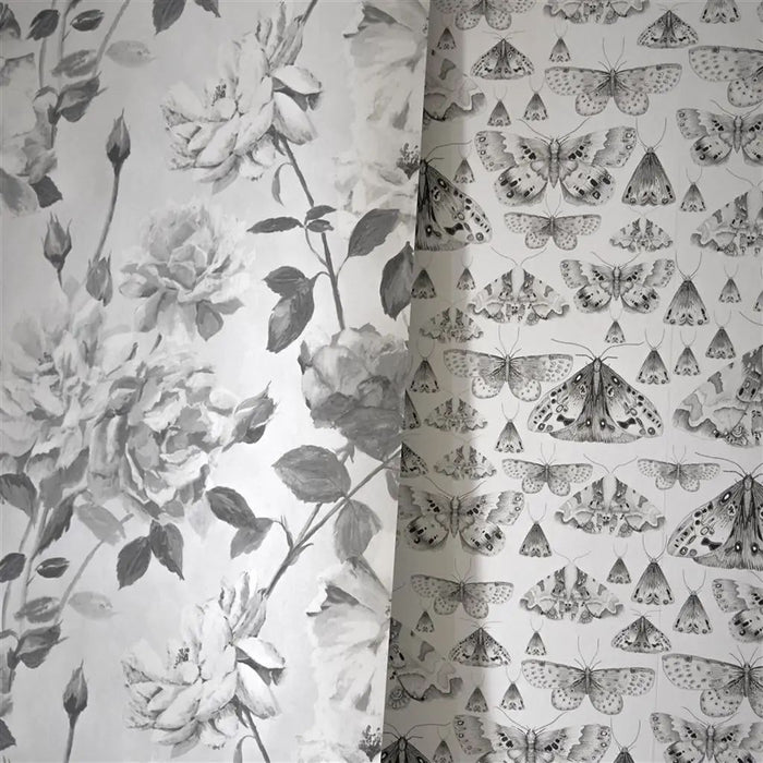 Designers Guild Couture Rose Graphite Wallpaper PDG711/05