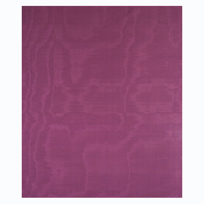 Schumacher Incomparable Moire Plum Fabric Sample 70451