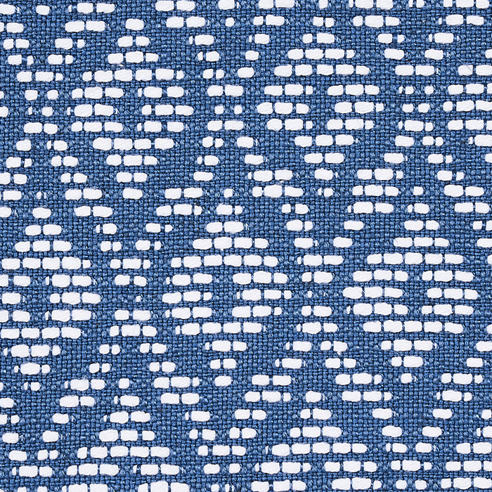 Schumacher Red Hook Blue Fabric Sample 70553