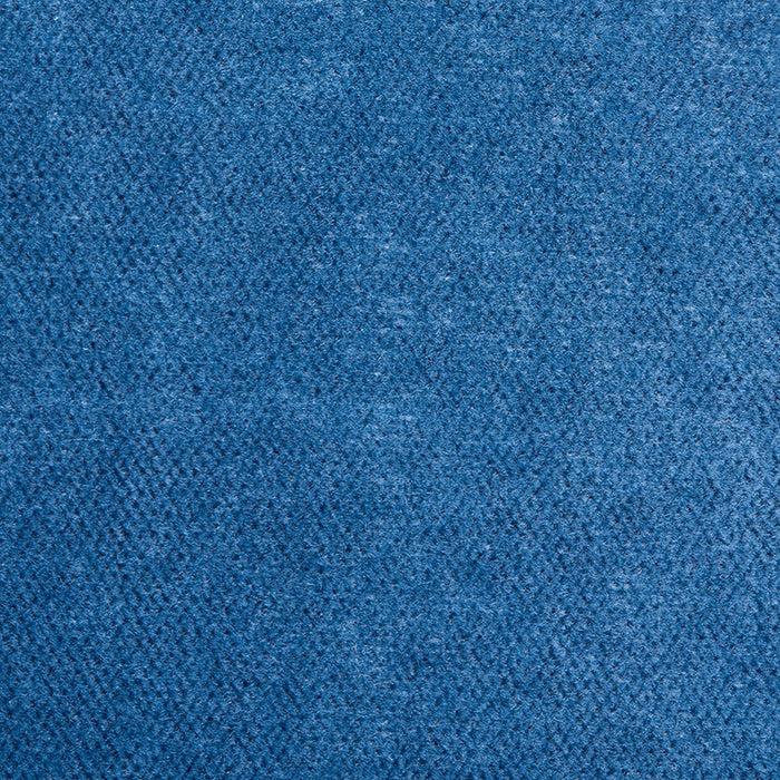 Schumacher Rocky Performance Velvet Steel Blue Fabric Sample 70571