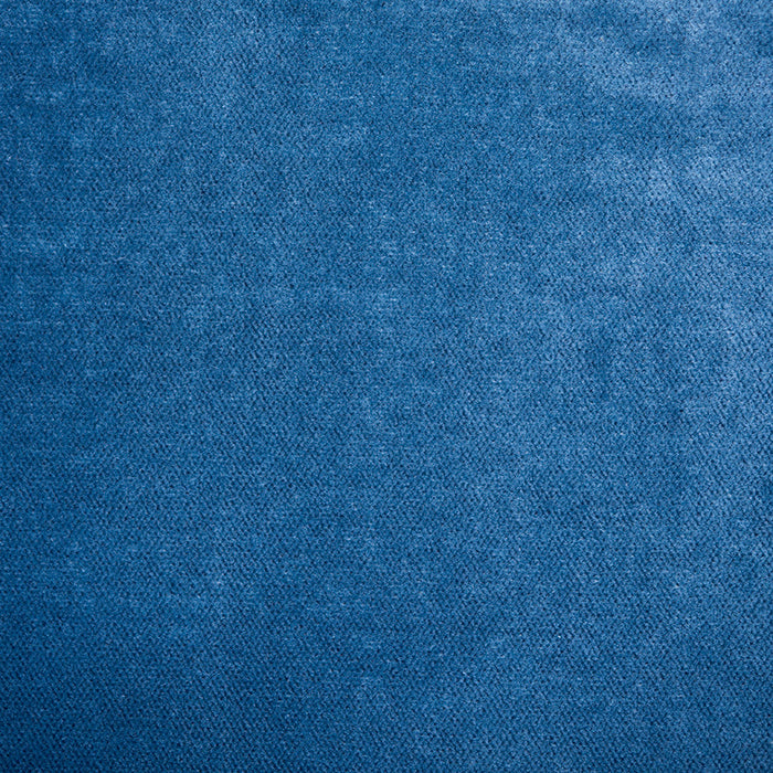 Schumacher Rocky Performance Velvet Steel Blue Fabric Sample 70571