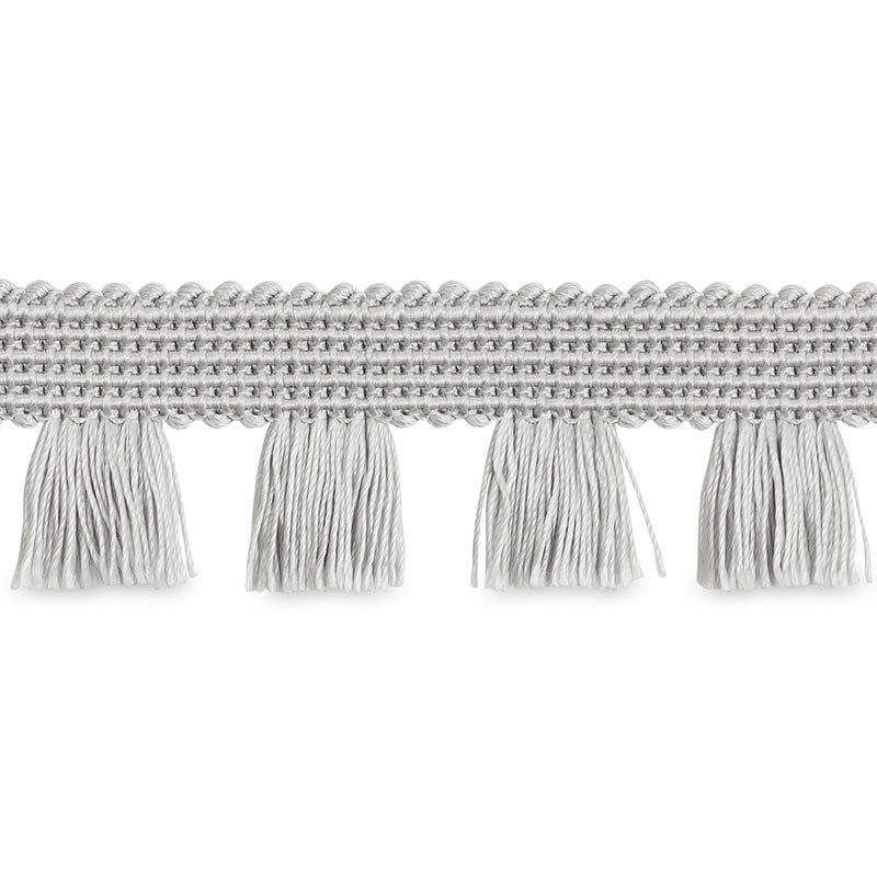 Schumacher Bell Fringe Silver Trim 70725