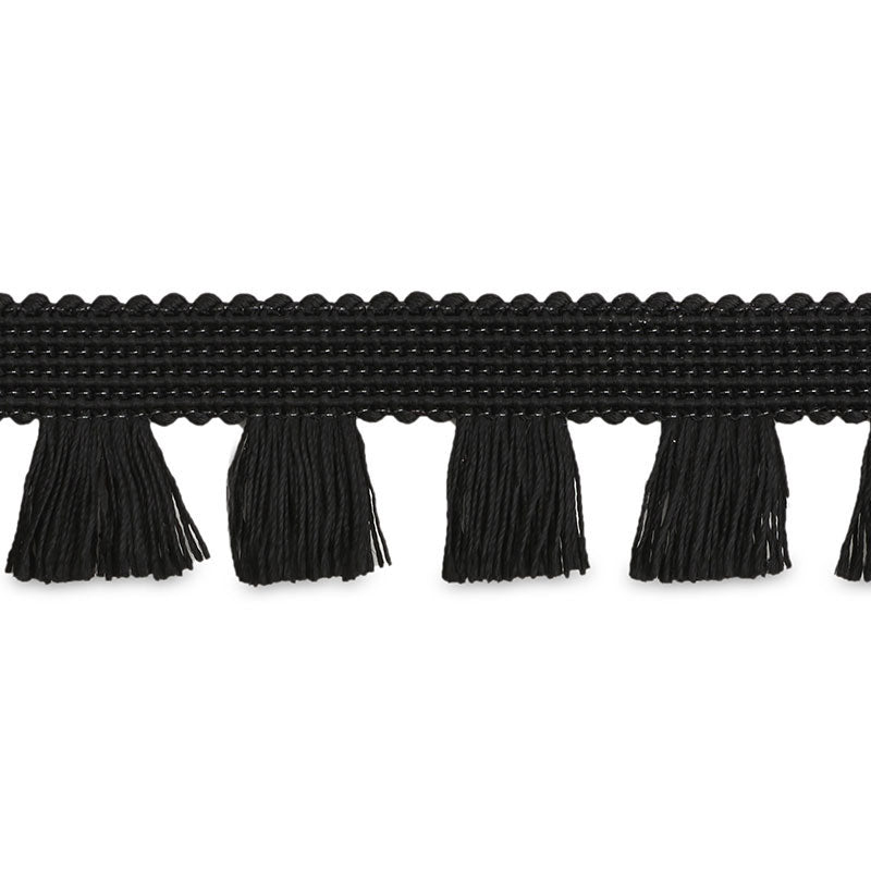 Schumacher Bell Fringe Black Trim 70729