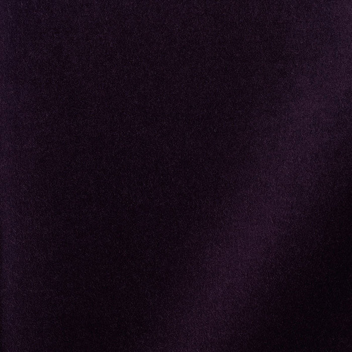 Schumacher Rocky Performance Velvet Aubergine Fabric Sample 70825