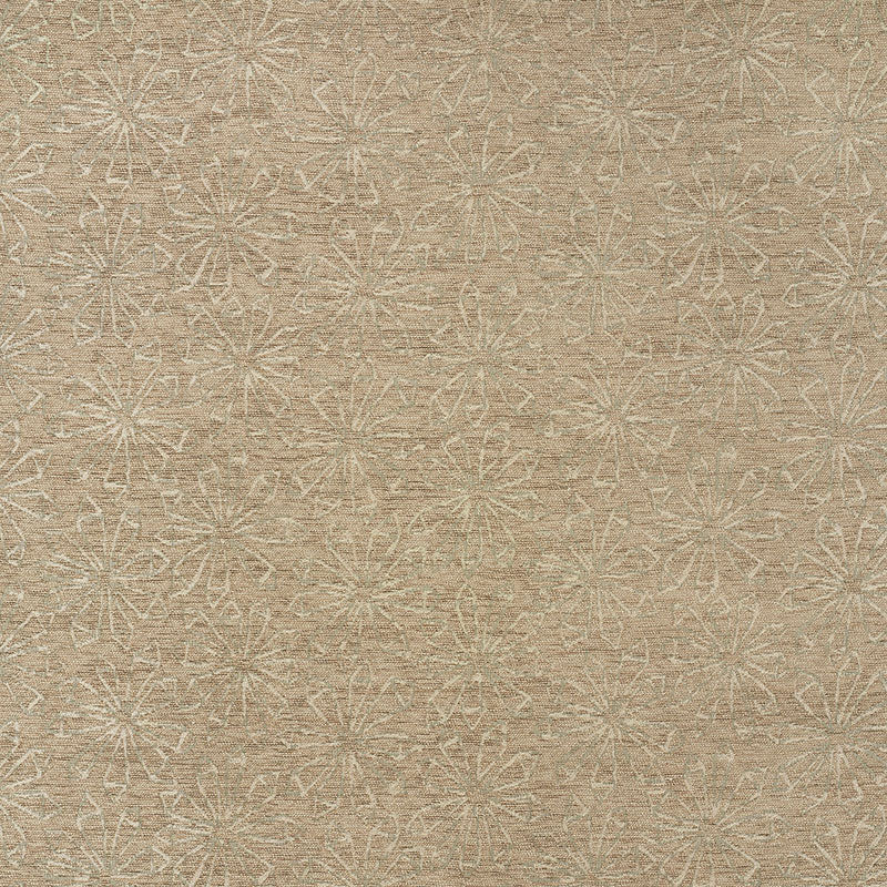 Schumacher Flower Chenille Sandstone Fabric 70861