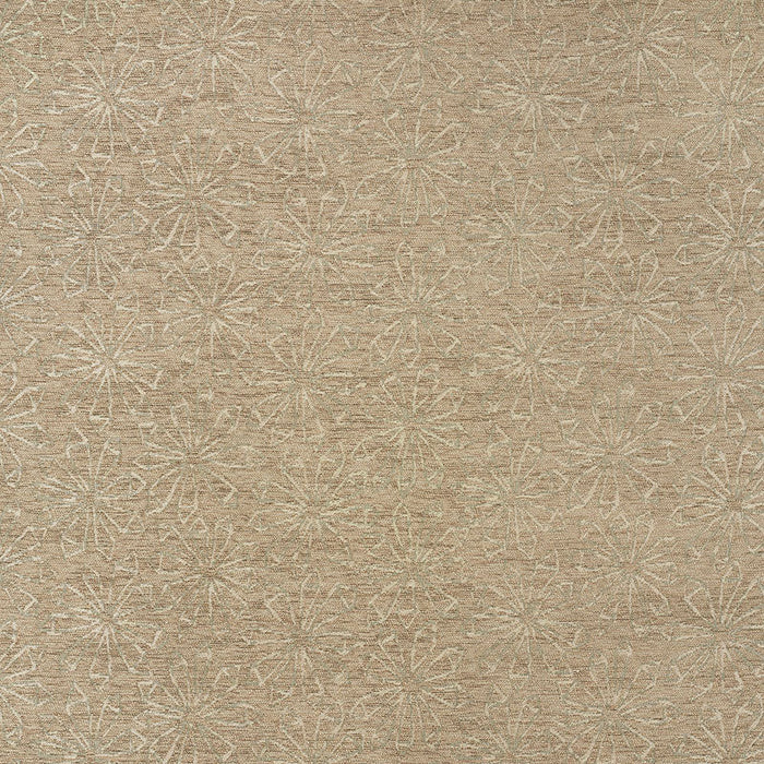 Schumacher Flower Chenille Sandstone Fabric Sample 70861