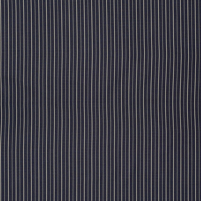 Schumacher Ostia Stripe Navy & Ivory Fabric Sample 70890