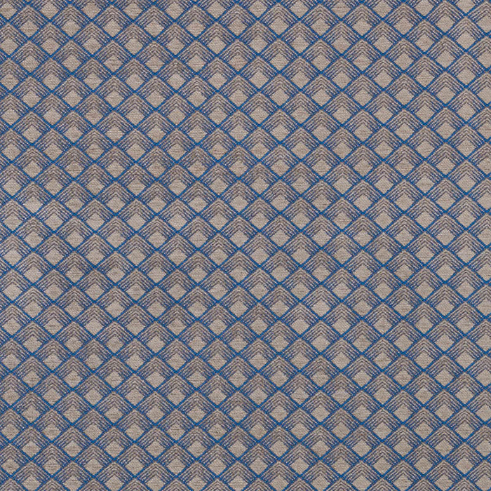 Schumacher Morgan Steel Blue Fabric Sample 71172