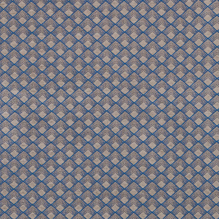 Schumacher Morgan Steel Blue Fabric 71172