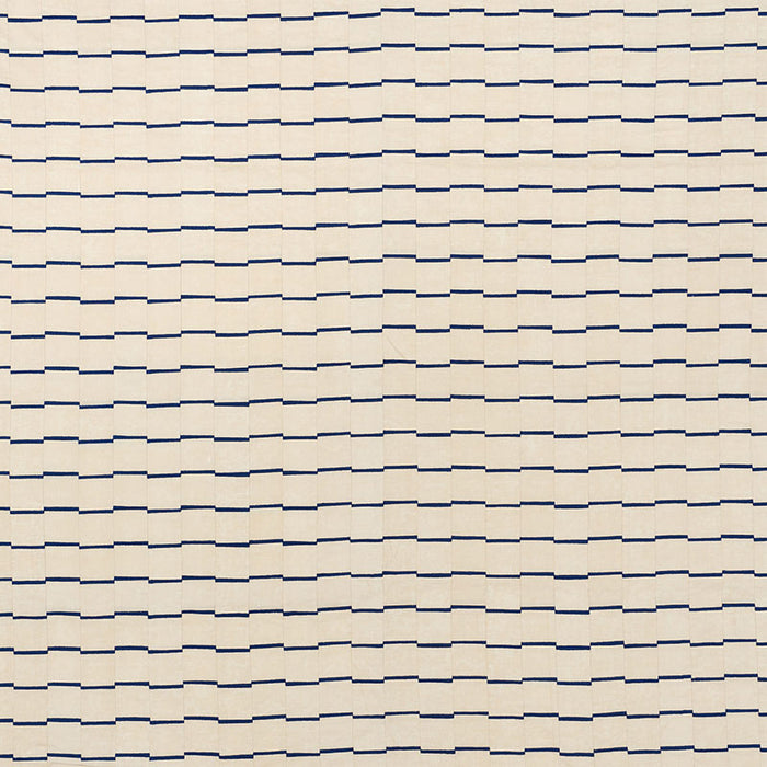 Schumacher Lines Blue Fabric 71211