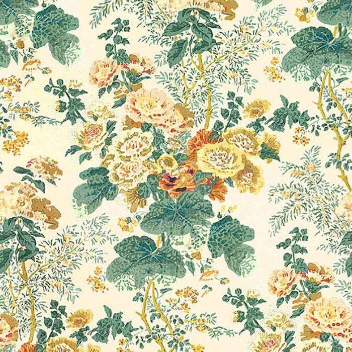 Lee Jofa Hollyhock Hdb Yellow Fabric 7126.LJ.0