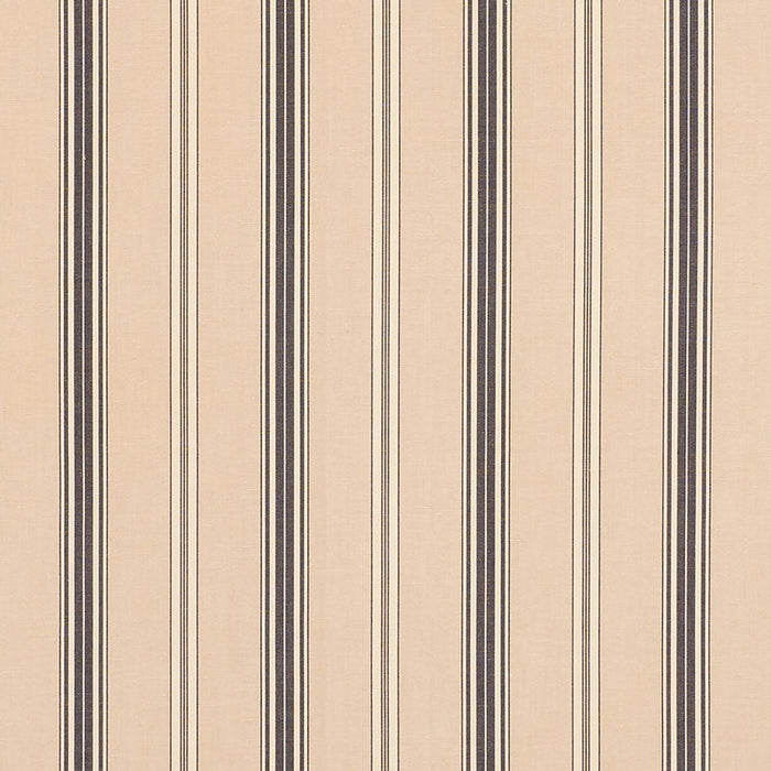 Schumacher Coco Stripe Stone Fabric Sample 71292