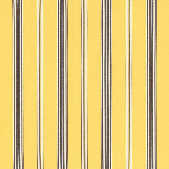 Schumacher Coco Stripe Yellow Fabric Sample 71294