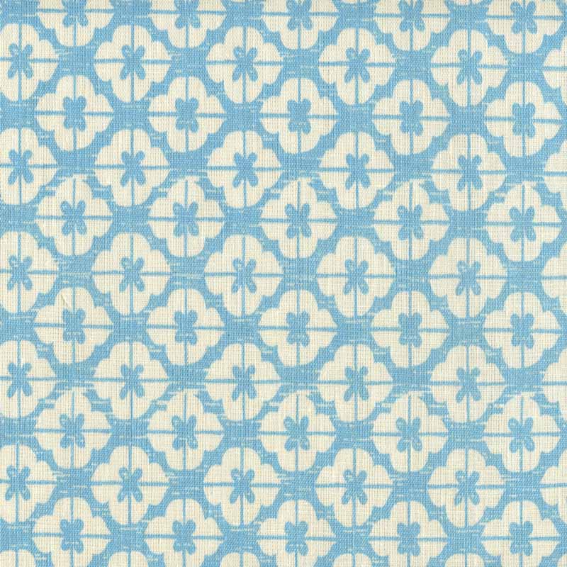 China Seas Kyoto New Blue on Fabric 7130-04