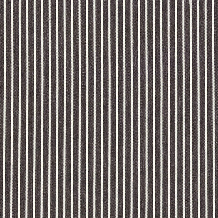 Schumacher Edie Stripe Black Fabric Sample 71300