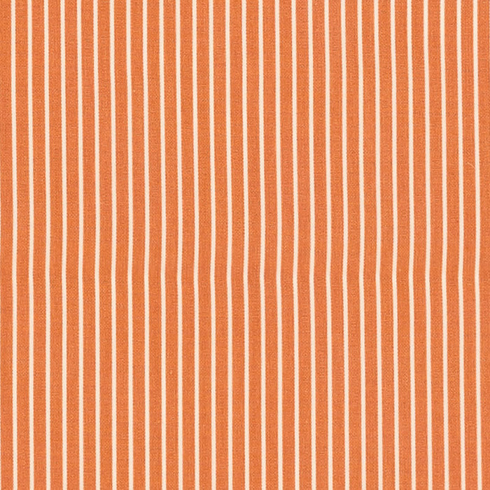 Schumacher Edie Stripe Orange Fabric Sample 71308