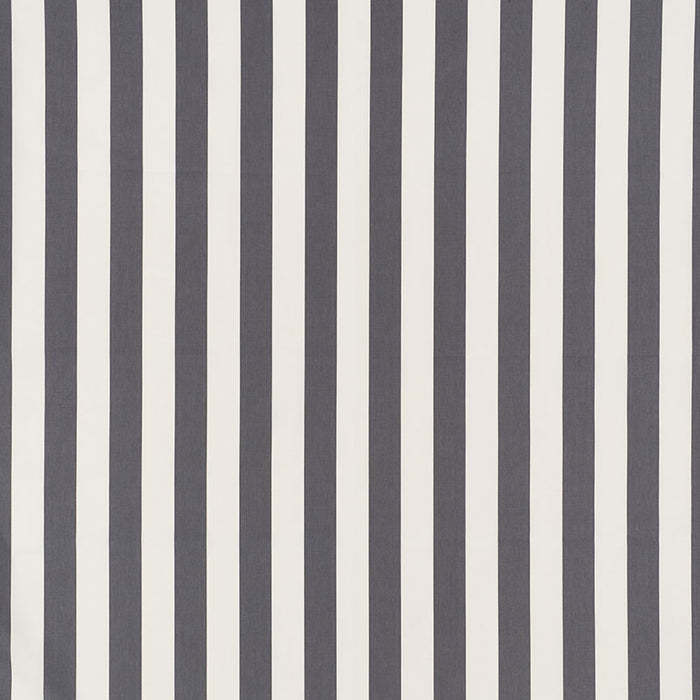 Schumacher James Stripe Charcoal Fabric 71350