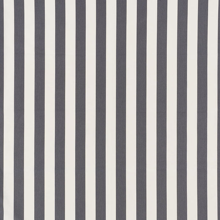 Schumacher James Stripe Charcoal Fabric Sample 71350