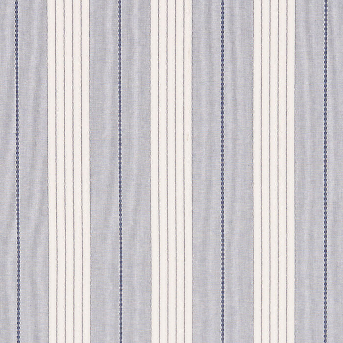 Schumacher Audrey Stripe Navy Fabric Sample 71370