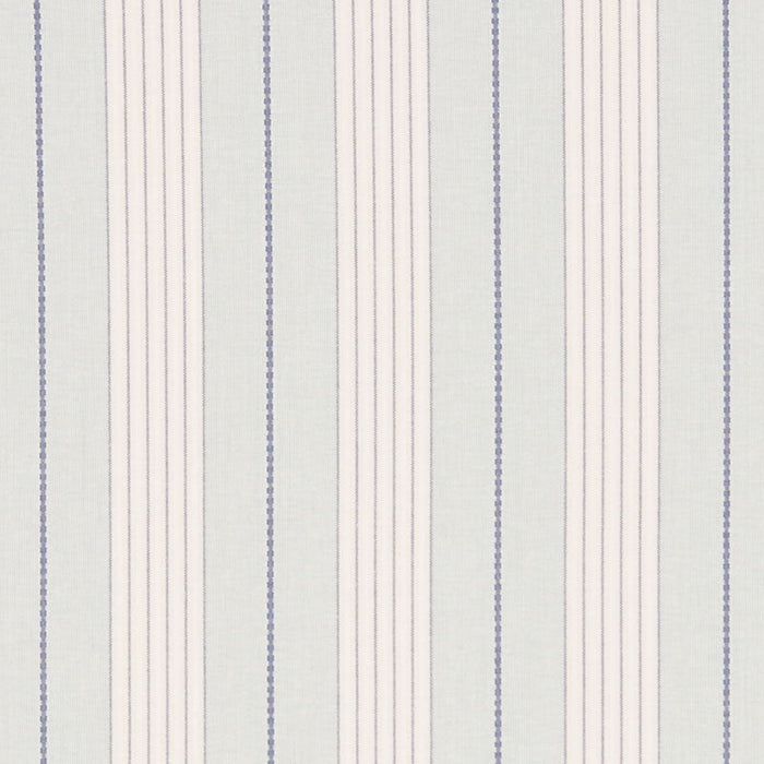 Schumacher Audrey Stripe Sky Fabric Sample 71371