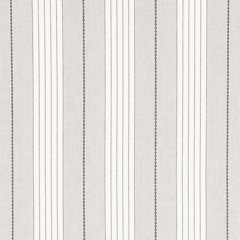 Schumacher Audrey Stripe Grey Fabric 71372