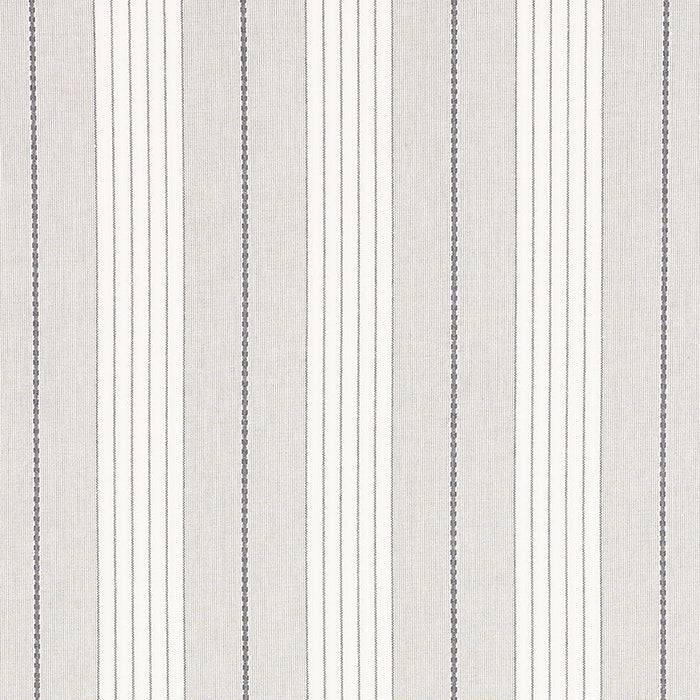 Schumacher Audrey Stripe Grey Fabric Sample 71372