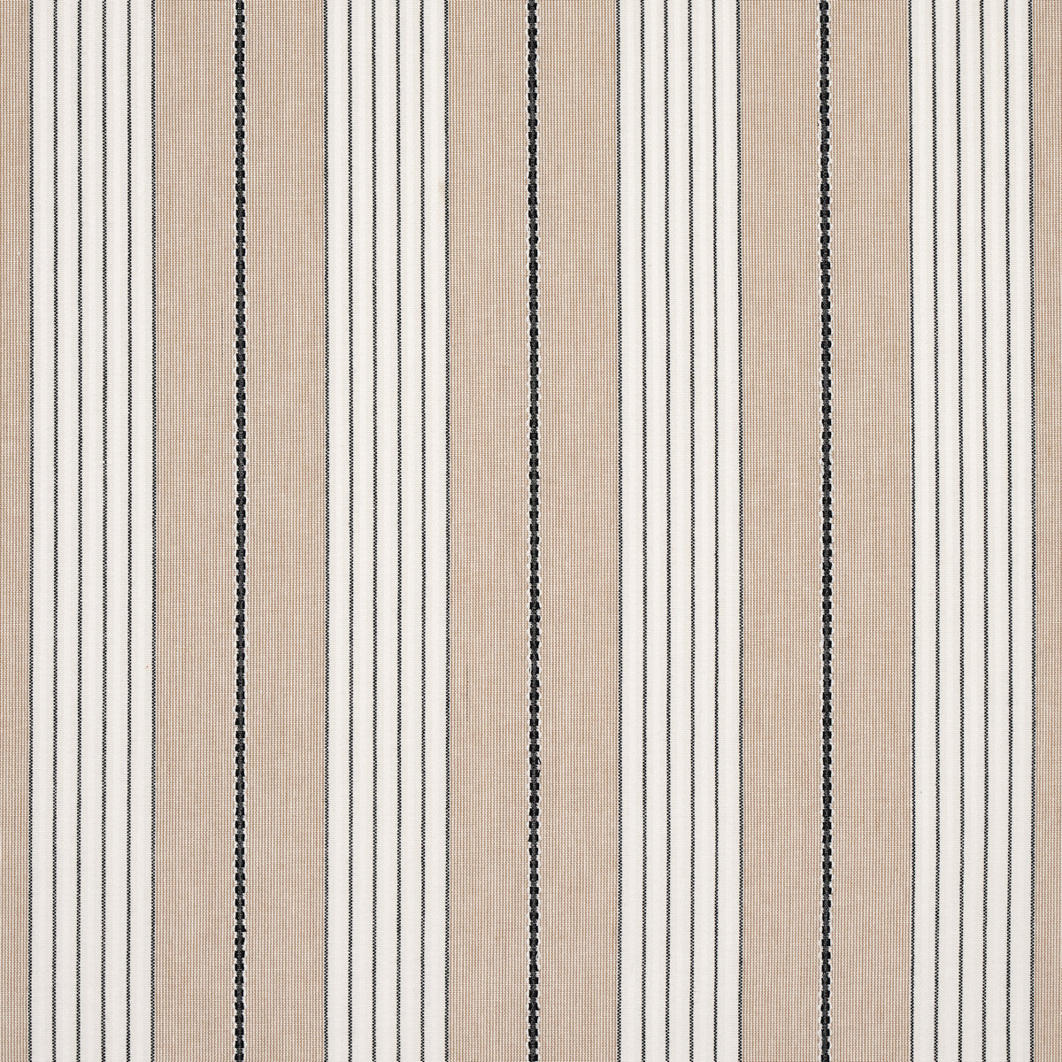 Schumacher Audrey Stripe Natural Fabric 71375