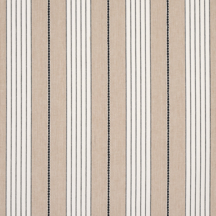 Schumacher Audrey Stripe Natural Fabric Sample 71375