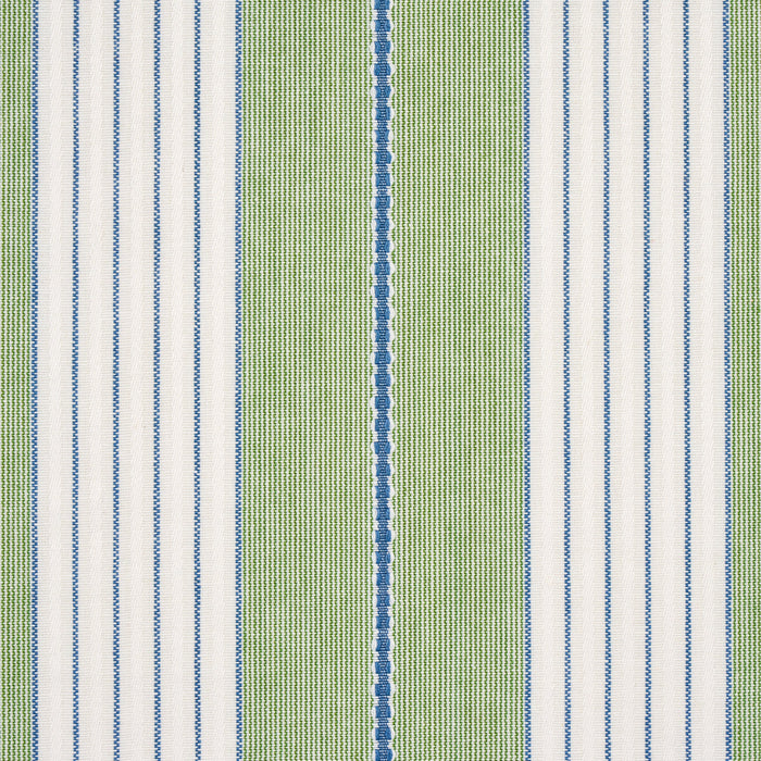 Schumacher Audrey Stripe Green Fabric Sample 71376