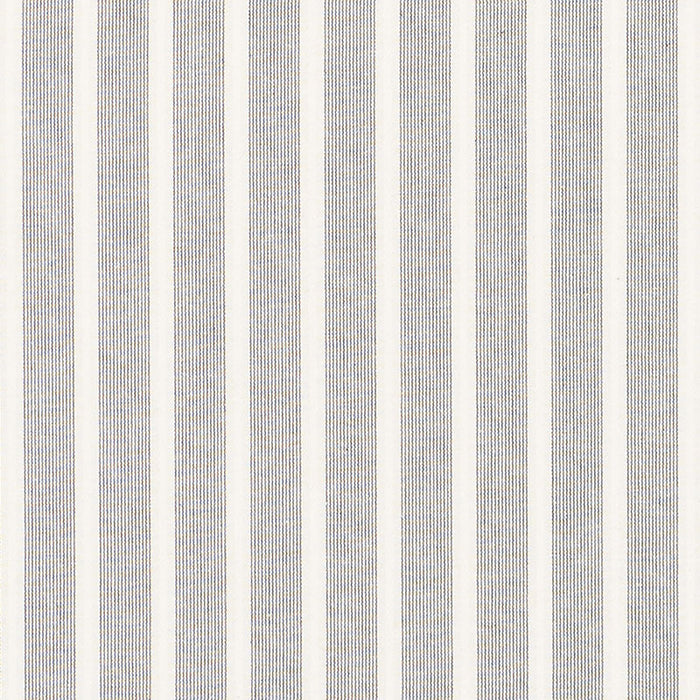 Schumacher Jean Stripe Grey Fabric Sample 71380