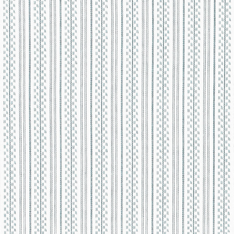 Schumacher Jack Stripe Sky Fabric 71410