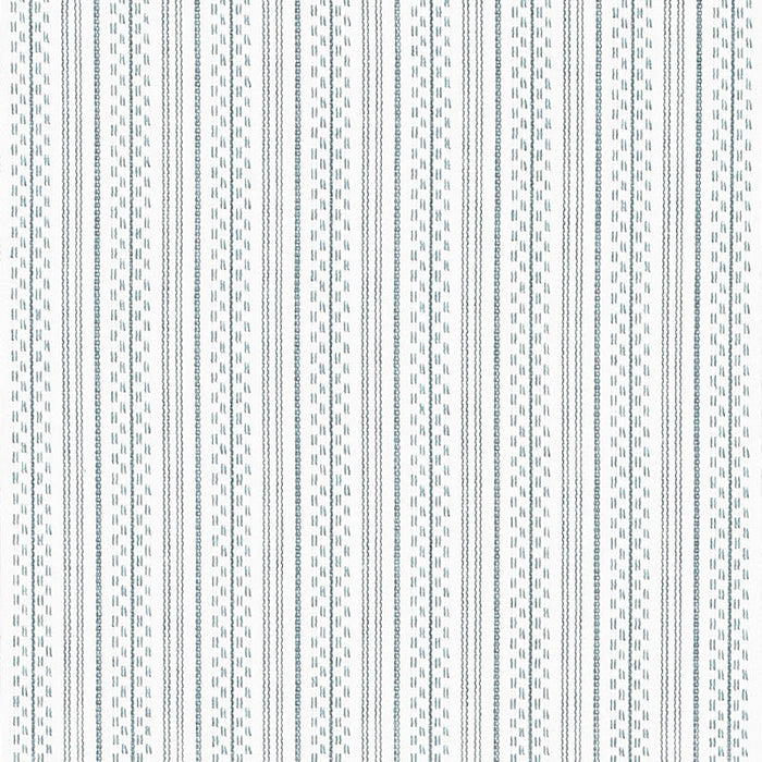 Schumacher Jack Stripe Sky Fabric Sample 71410