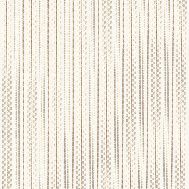 Schumacher Jack Stripe Sand Fabric 71411