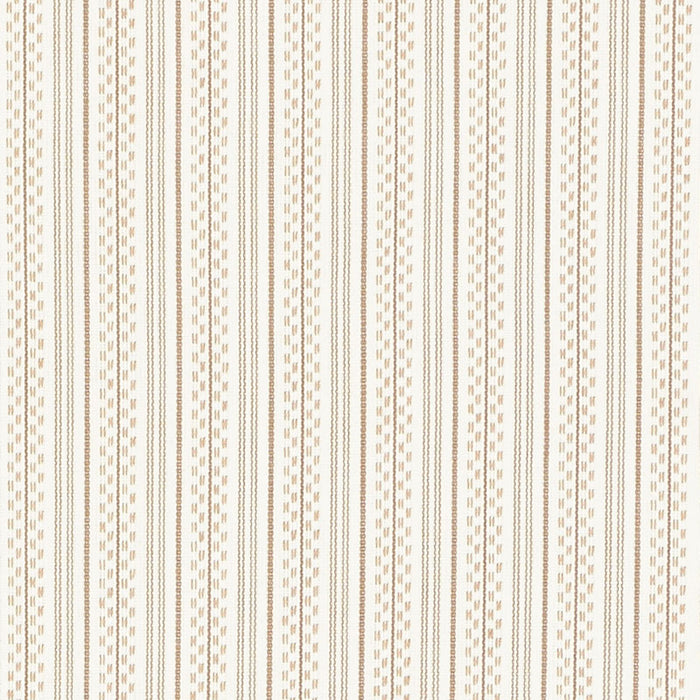 Schumacher Jack Stripe Sand Fabric 71411