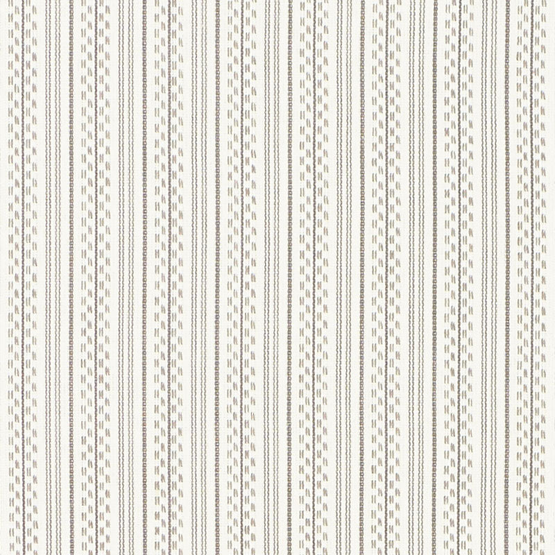 Schumacher Jack Stripe Stone Fabric 71412