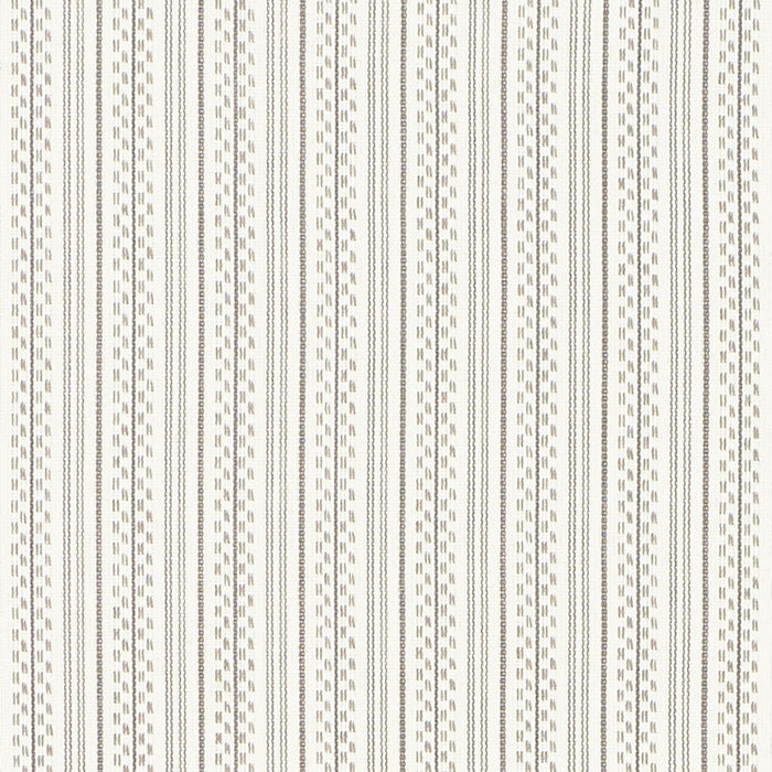 Schumacher Jack Stripe Stone Fabric 71412