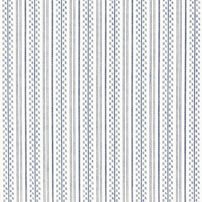 Schumacher Jack Stripe Navy Fabric Sample 71413