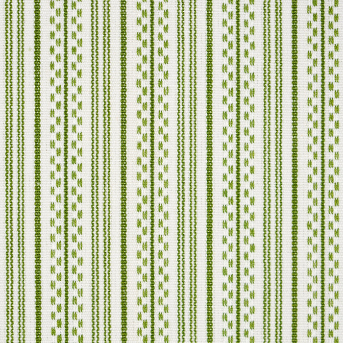 Schumacher Jack Stripe Green Fabric Sample 71416