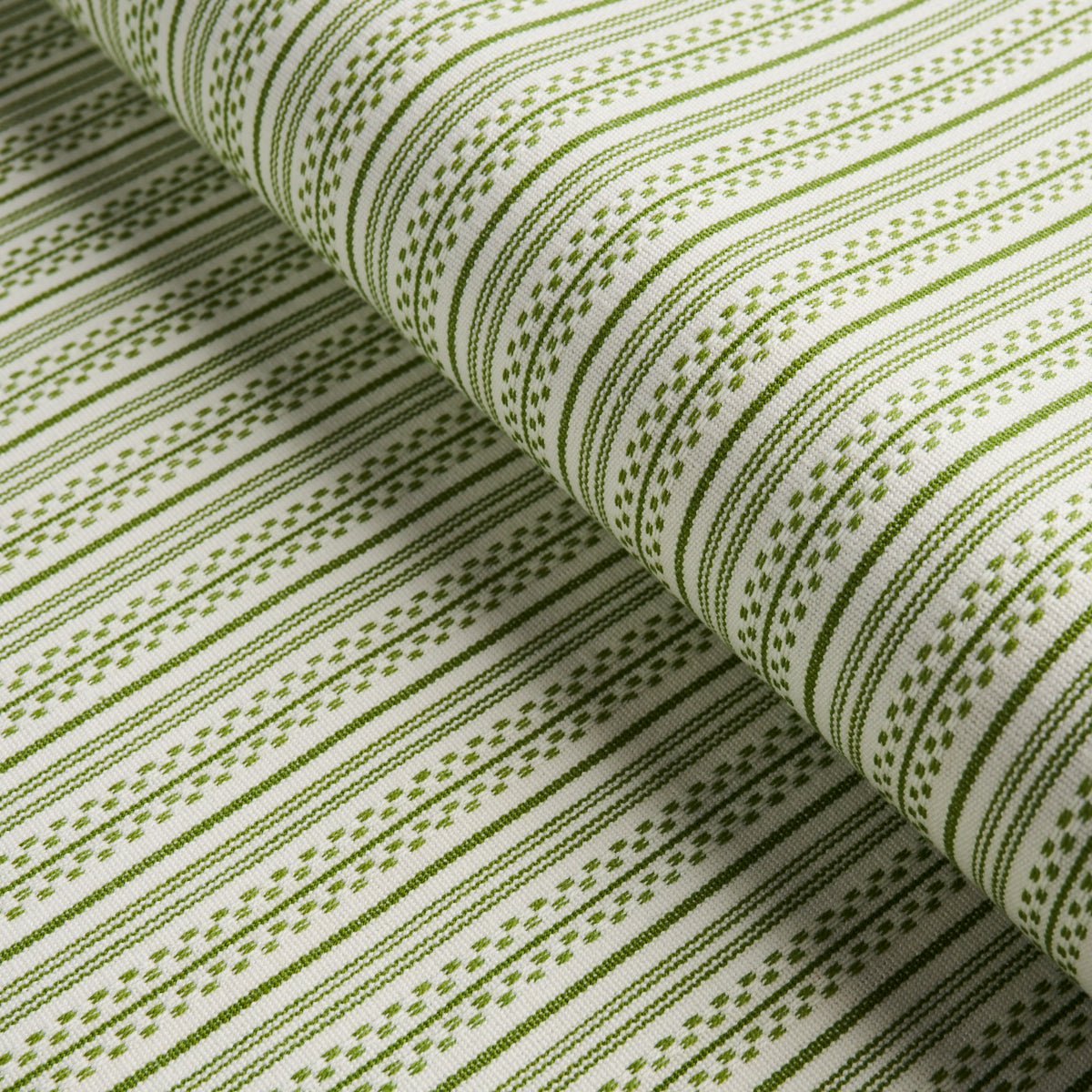 Schumacher Jack Stripe Green Fabric 71416