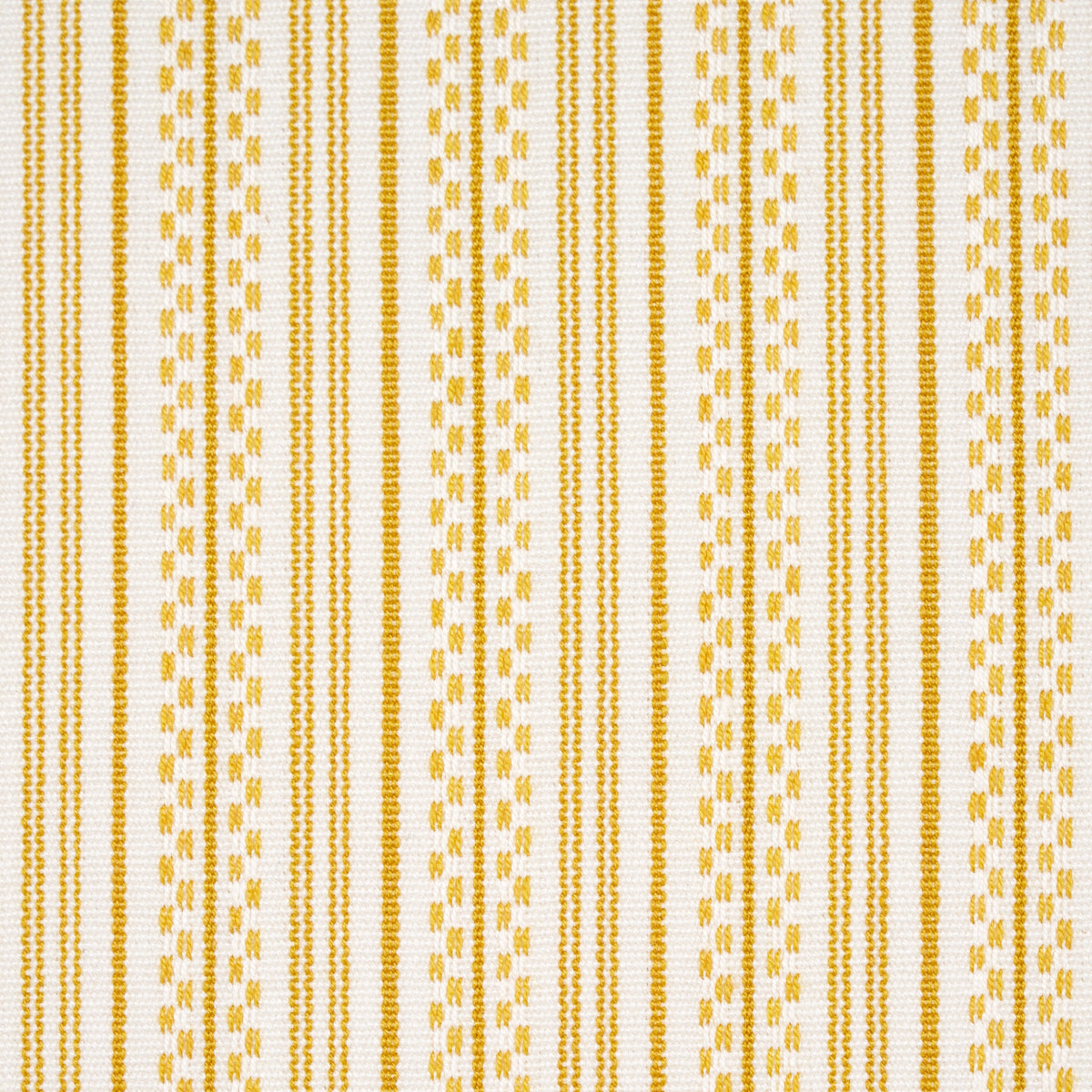 Schumacher Jack Stripe Yellow Fabric Sample 71417