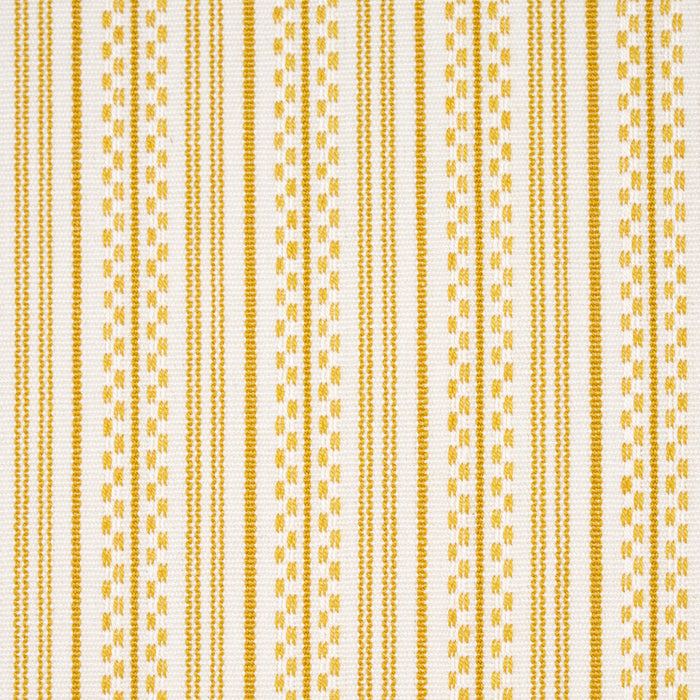 Schumacher Jack Stripe Yellow Fabric Sample 71417