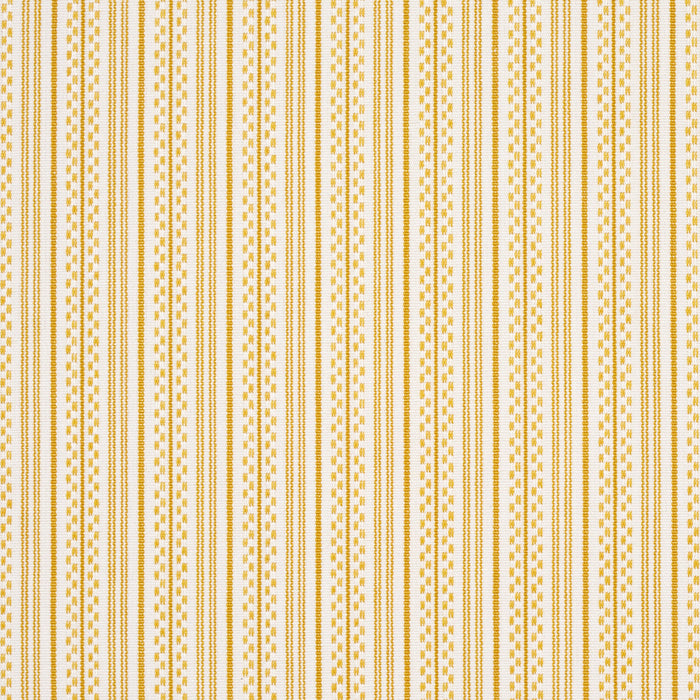 Schumacher Jack Stripe Yellow Fabric Sample 71417