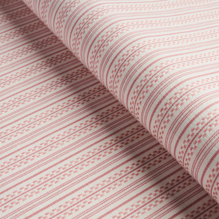 Schumacher Jack Stripe Pink Fabric Sample 71418