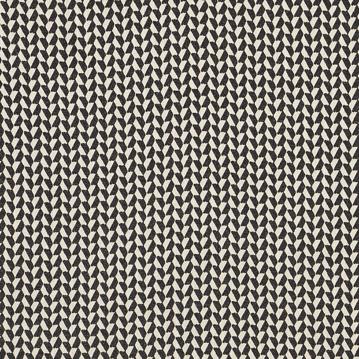 Schumacher Emile Charcoal Fabric Sample 71560