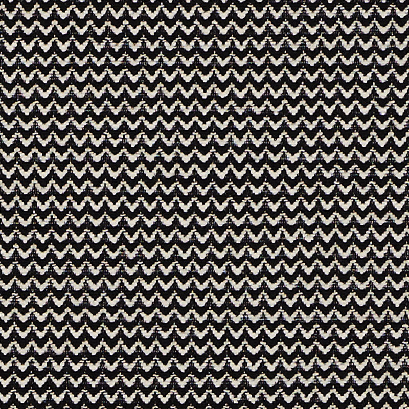 Schumacher Ellis Black Fabric Sample 71572