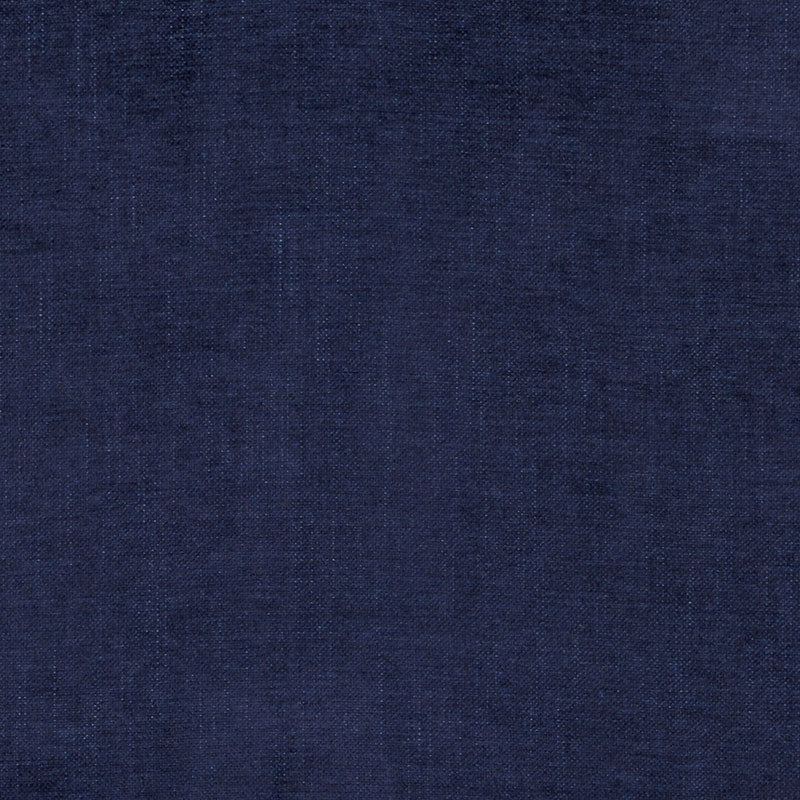 Schumacher Franco Linen-Blend Chenille Indigo Fabric Sample 71728