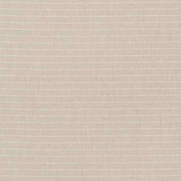 Schumacher Manning Stripe Indoor/Outdoor White/Natural Fabric Sample 71812