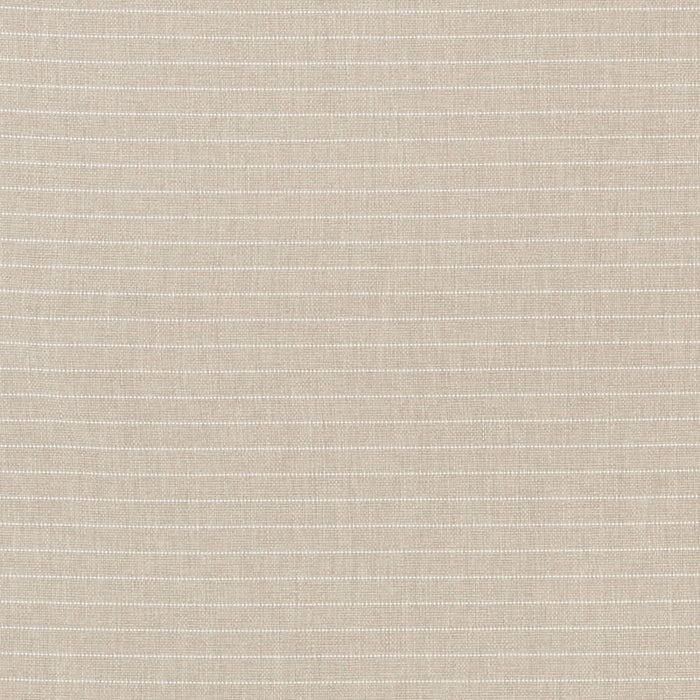 Schumacher Manning Stripe Indoor/Outdoor White/Natural Fabric 71812